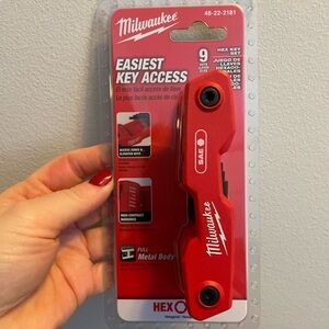 Milwaukee Red Hex Key Set